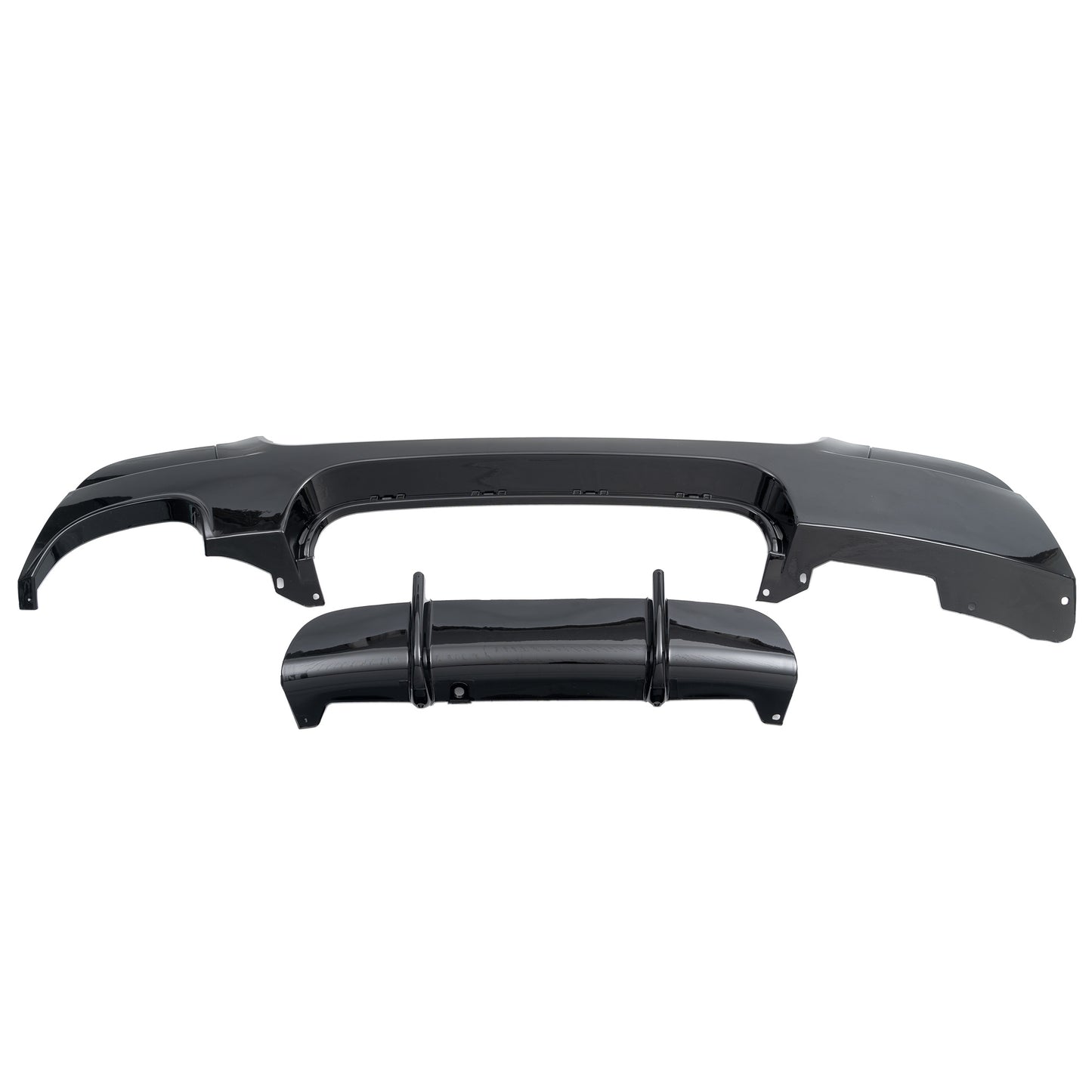 DYFUZOR SPOILER do BMW 3 E92 E93 czarny połysk dokładka zderzaka 318 320 325 330