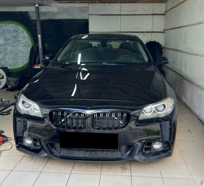 ZDERZAKI zestaw BODYKIT w KOLOR do BMW 5 F10 LCI sedan MPAKIET Mtech 2013-2017 PRZÓD TYŁ PROGI DYF 2L pod kod lakieru