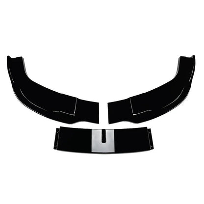 DOKŁADKA Splitter PRZÓD do BMW E60 E61 czarny POŁYSK przednia przedni spoiler