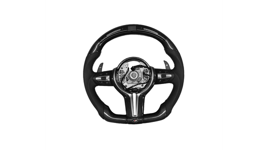 Sportowa kierownica M‑Pakiet Carbon LED – do BMW F30 F31 F32 F33 F34 F36 F20 F21 F22 seria F 1/2/3/4/X