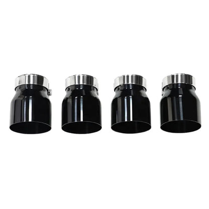 KOŃCÓWKA WYDECHU 70MM 95MM 120MM CZARNE STAL NIERDZEWNA STALOWE do BMW M