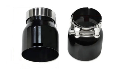 KOŃCÓWKA WYDECHU 70MM 95MM 120MM CZARNE STAL NIERDZEWNA STALOWE do BMW M