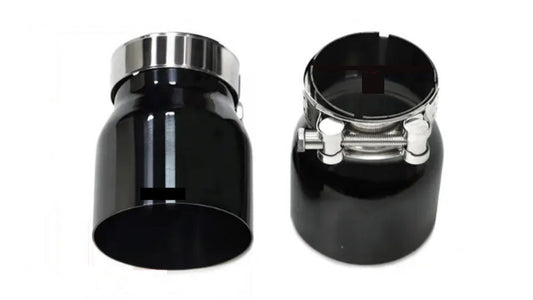 KOŃCÓWKA WYDECHU 70MM 95MM 120MM CZARNE STAL NIERDZEWNA STALOWE do BMW M