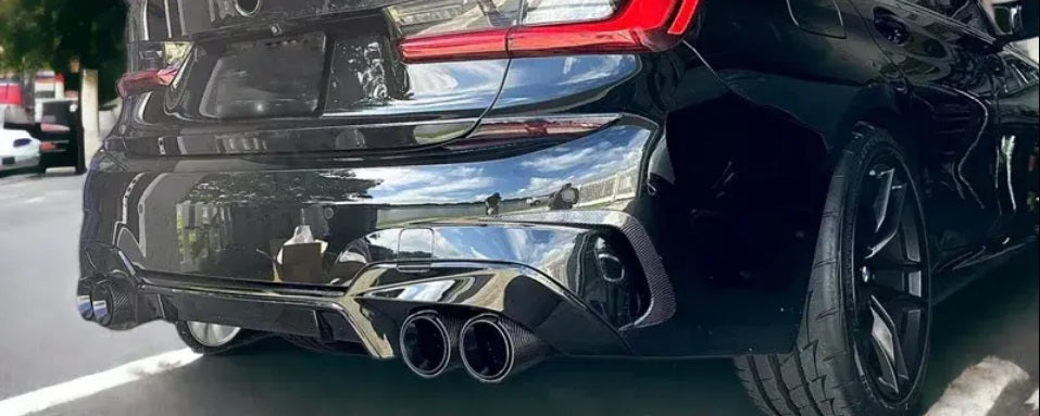 KOŃCÓWKI WYDECHU 2PARY KOŃCÓWEK 60-63MM 85-173MM 240MM CARBON SREBRNE do BMW