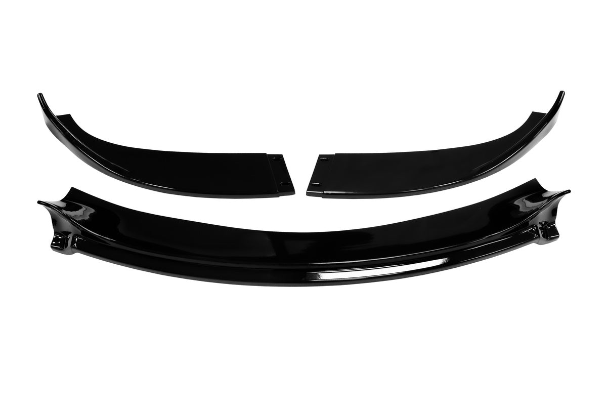 DOKŁADKA Splitter PRZÓD BMW E60 E61 M5 style czarny połysk przedni spoiler
