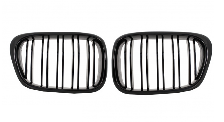NERKI GRILL BMW E39 1995-2004 CZARNY POŁYSK M5 LOOK atrapa chłodnicy