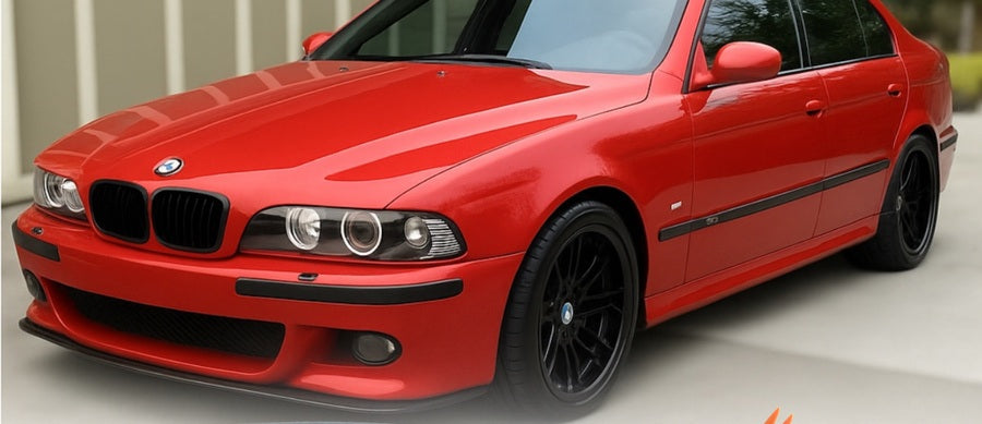 NERKI GRILL BMW E39 1995-2004 CZARNY POŁYSK M5 LOOK atrapa chłodnicy
