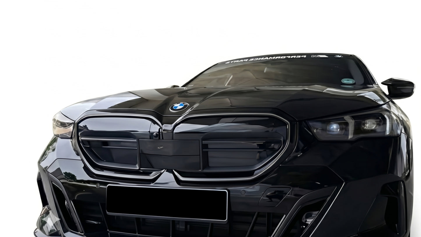 PODŚWIETLANY GRILL NERKI DO BMW G60 G61 CZARNY POŁYSK LED