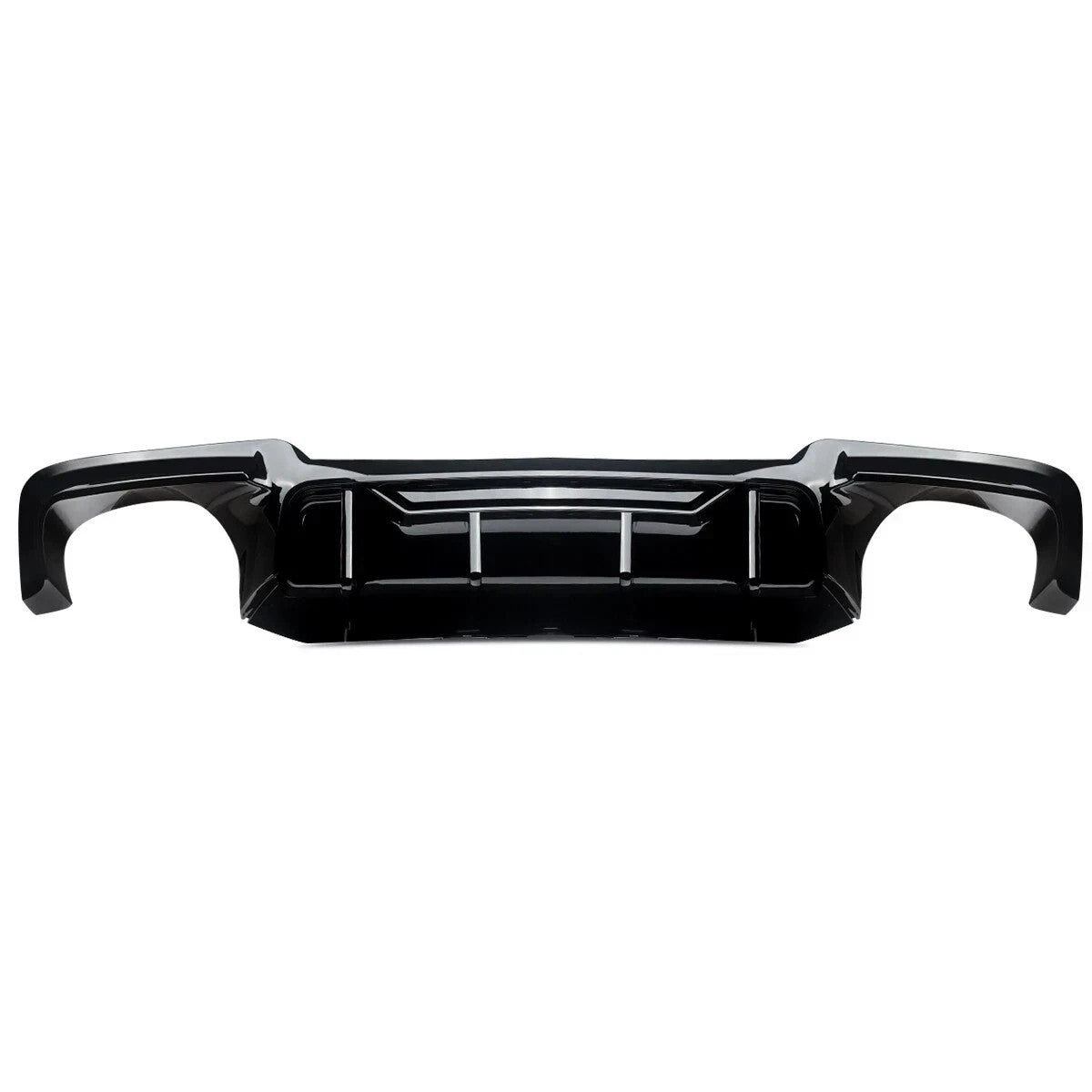 DYFUZOR SPOILER do BMW F10 F11 CZARNY POŁYSK 2x podwójny 2009-2017 M5 LOOK competition