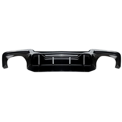 DYFUZOR SPOILER do BMW F10 F11 CZARNY POŁYSK 2x podwójny 2009-2017 M5 LOOK competition