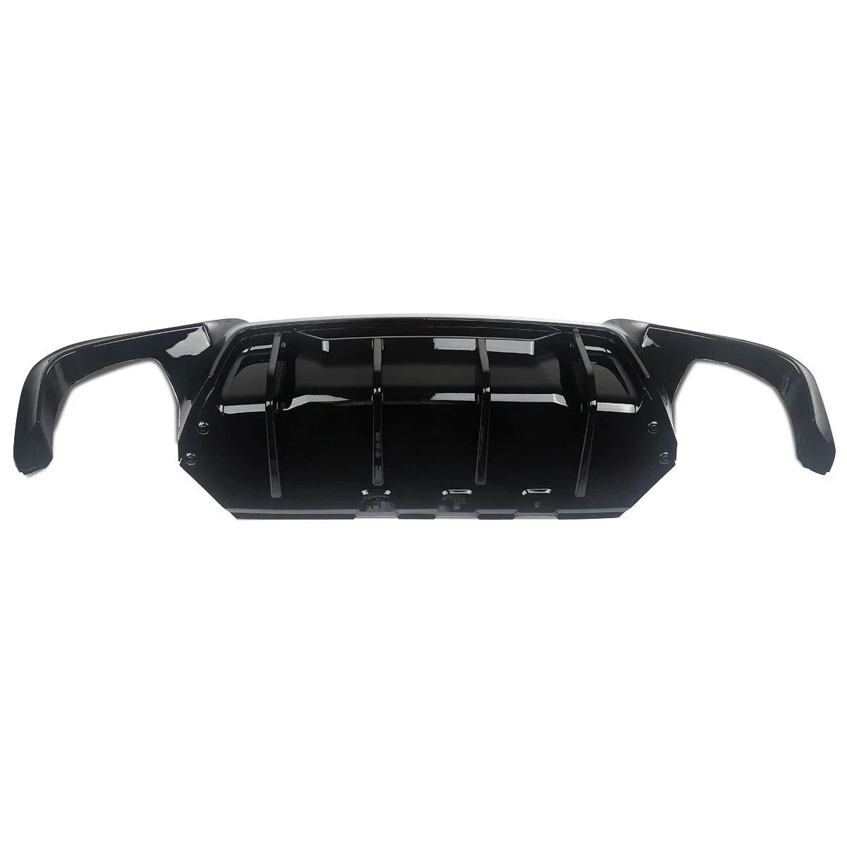 DYFUZOR SPOILER do BMW F10 F11 CZARNY POŁYSK 2x podwójny 2009-2017 M5 LOOK competition