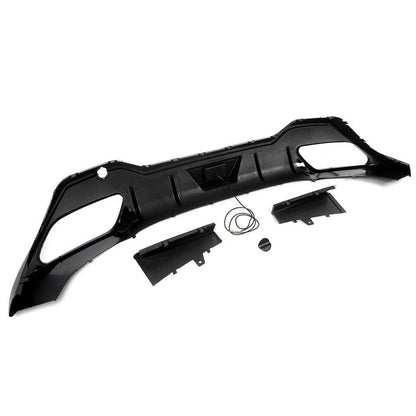 Dyfuzor zderzaka tylnego z lampą LED pasujący do BMW serii 8 - G14 / G15