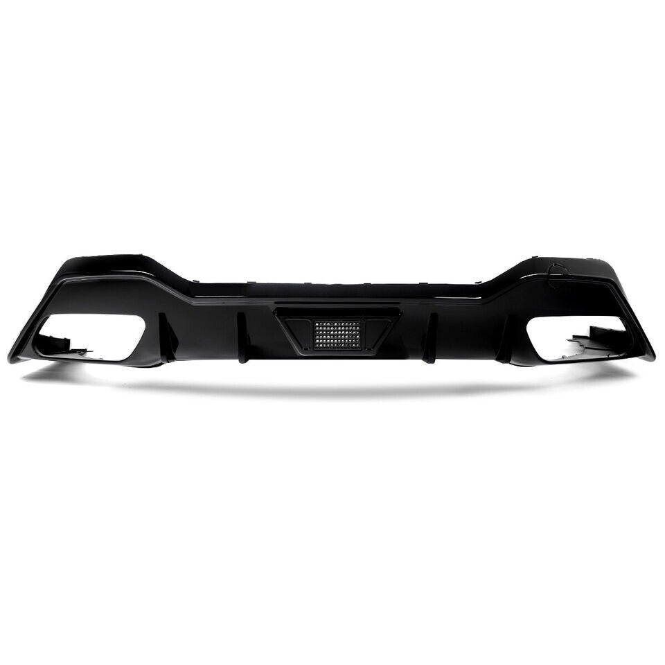 Dyfuzor zderzaka tylnego z lampą LED pasujący do BMW serii 8 - G14 / G15