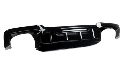 DYFUZOR SPOILER do BMW F10 F11 CZARNY POŁYSK 2x podwójny 2009-2017 M5 LOOK competition