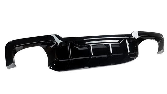 DYFUZOR SPOILER do BMW F10 F11 CZARNY POŁYSK 2x podwójny 2009-2017 M5 LOOK competition