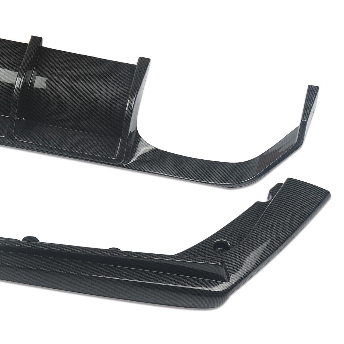 DYFUZOR SPOILER BMW M3 M4 F80 F82 F83 CARBON look dokładka zderzaka tylnego