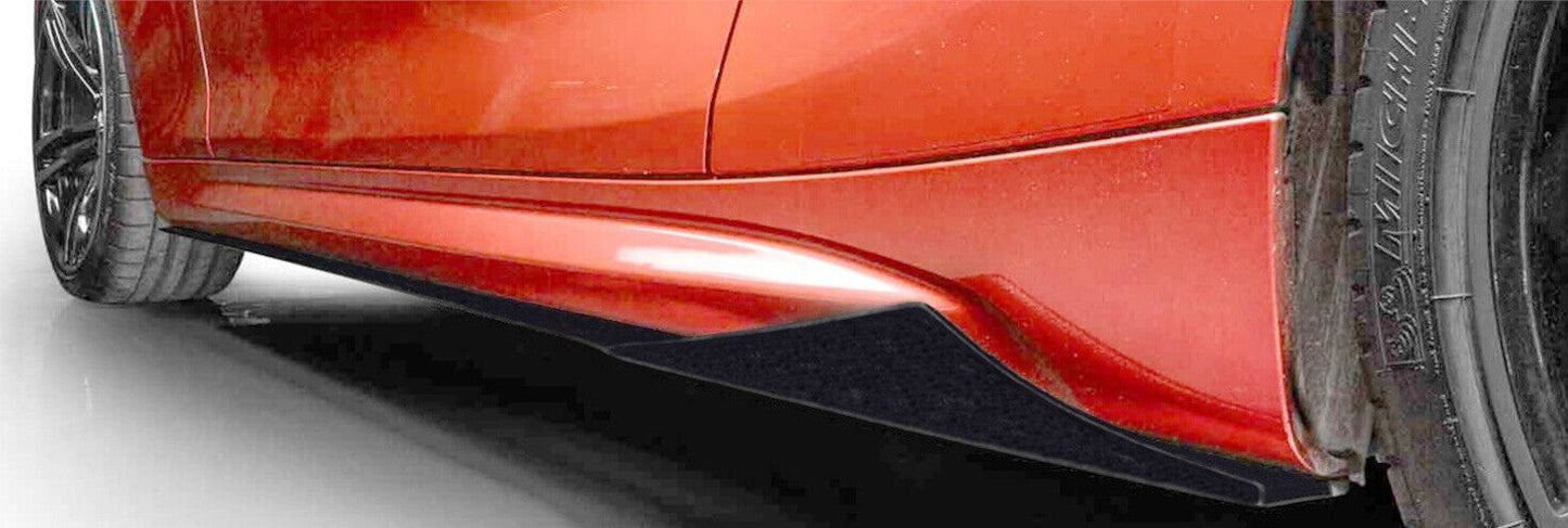 Dokładki Progów do BMW F22 F23 CS STYLE M2 MPakiet Czarny połysk Listwy progowe progi Boczne