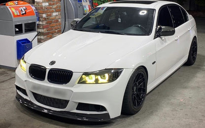 DOKŁADKA Splitter PRZÓD BMW E90 E91 czarny POŁYSK LIFT 2009-2013 pełna