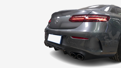 Dyfuzor z końcówkami wydechu pasujący do C43 AMG Mercedes-Benz Klasa C Coupe W205 2015-2018