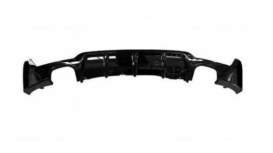 DYFUZOR SPOILER do BMW F32 F33 F36 CZARNY POŁYSK 435 440 428 430 pod 4 wydechy