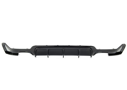 DYFUZOR SPOILER do BMW F32 F33 F36 CZARNY POŁYSK 435 440 428 430 pod 4 wydechy