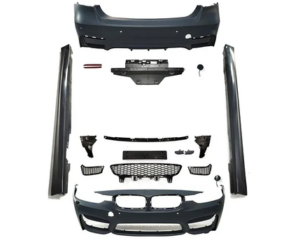 ZDERZAKI zestaw BODYKIT M3LOOK do BMW 3 F30 sedan 2011-2018 PRZÓD TYŁ PROGI