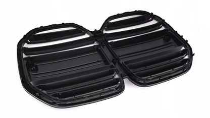 GRILL NERKI BMW G22 G23 Czarny Połysk Czarne PRZEDLIFT M PAKIET M4 ATRAPA