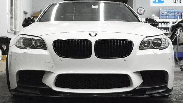DOKŁADKA Splitter PRZÓD BMW 5 F10 F11 M5 2009-2017 spoiler przedni pełna czarny połysk