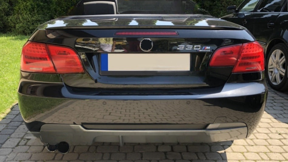 DYFUZOR SPOILER do BMW 3 E92 E93 MAT MATOWA dokładka zderzaka 318 320 325 330