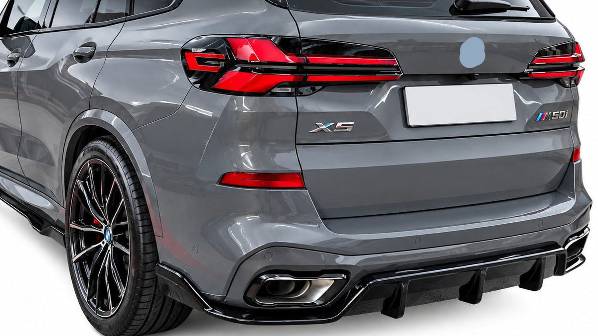 Dyfuzor do BMW X5 G05 MPAKIET DOKŁADKA TYLNEGO ZDERZAKA 2023+ Lci LIFT
