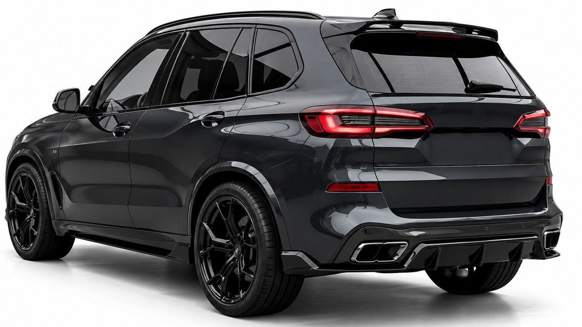 Dyfuzor do BMW X5 G05 PreLci MPAKIET DOKŁADKA TYLNEGO ZDERZAKA 2018-2023