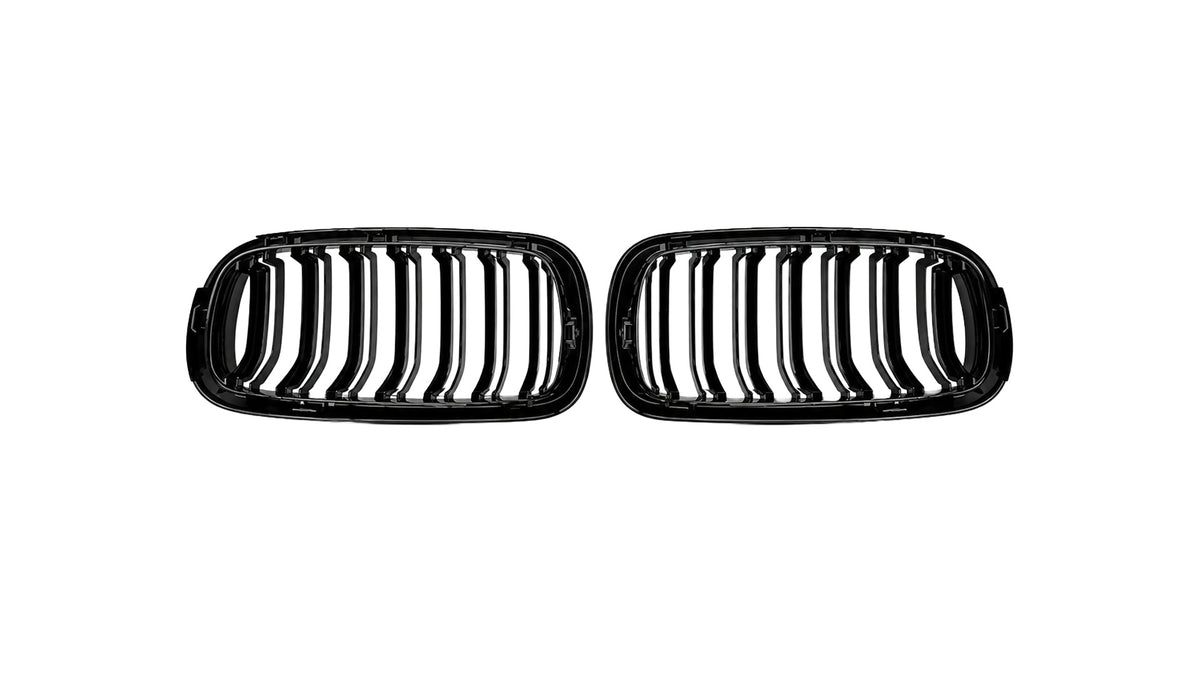 GRILL nerki do BMW F15 X5 2013-2018 podwójne czarne