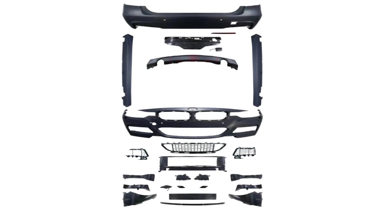 ZDERZAKI zestaw BODYKIT MPakiet do BMW 3 F30 sedan 2011-2018 PRZÓD TYŁ PROGI MTech