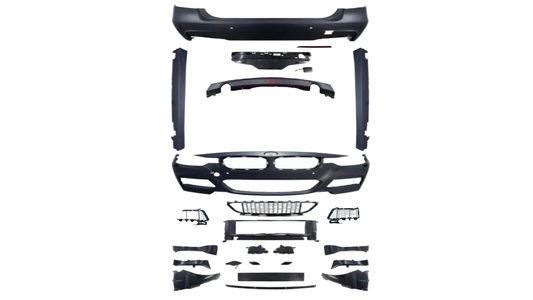 ZDERZAKI zestaw BODYKIT MPakiet do BMW 3 F30 sedan 2011-2018 PRZÓD TYŁ PROGI MTech
